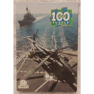 100-piece military-themed interlocking jigsaw puzzle by Carousel Games. NIB